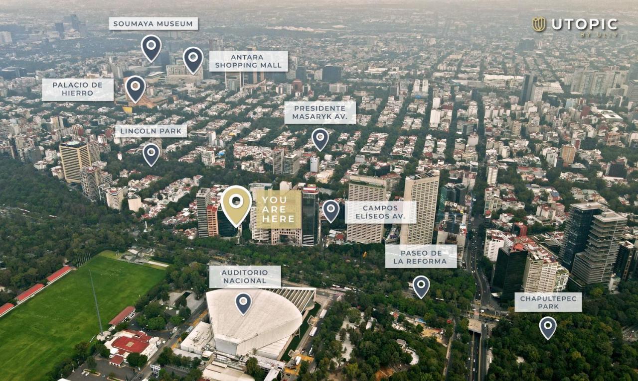 Utopic Campos Eliseos By Uliv Mexico City Exterior photo